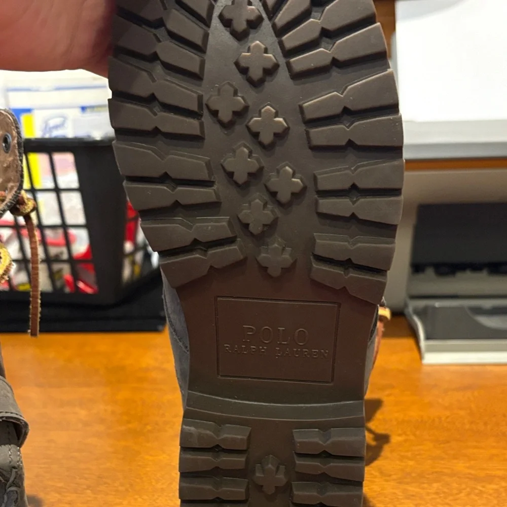 Polo by Ralph Lauren brown ranger Men's Boots size 7 excellent condition - Picture 8 of 12